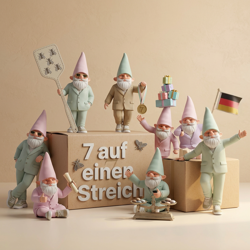 Sieben auf einen Streich